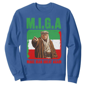 Make Iran Great Again Sweatshirt Free Iran Protest TS12 Royal Blue Print Your Wear