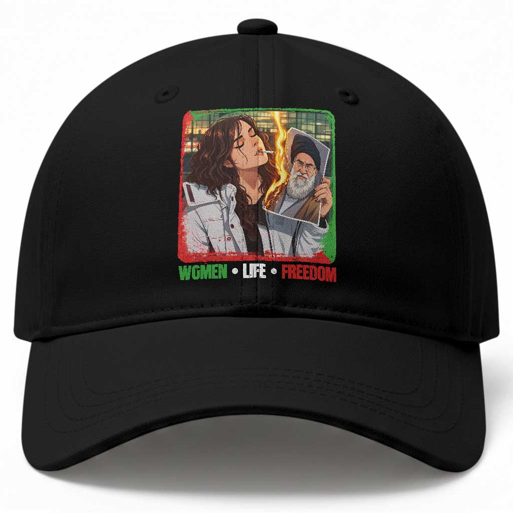 Woman Life Freedom Baseball Cap Free Iran Movement Gift For Iranian Women TS12 Print Your Wear