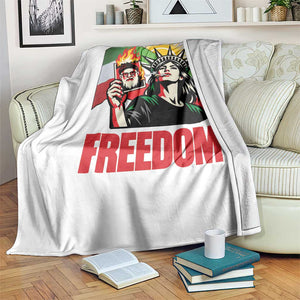 Woman Life Freedom Throw Blanket Free Iran Protest Resistance Movement TS12 Print Your Wear