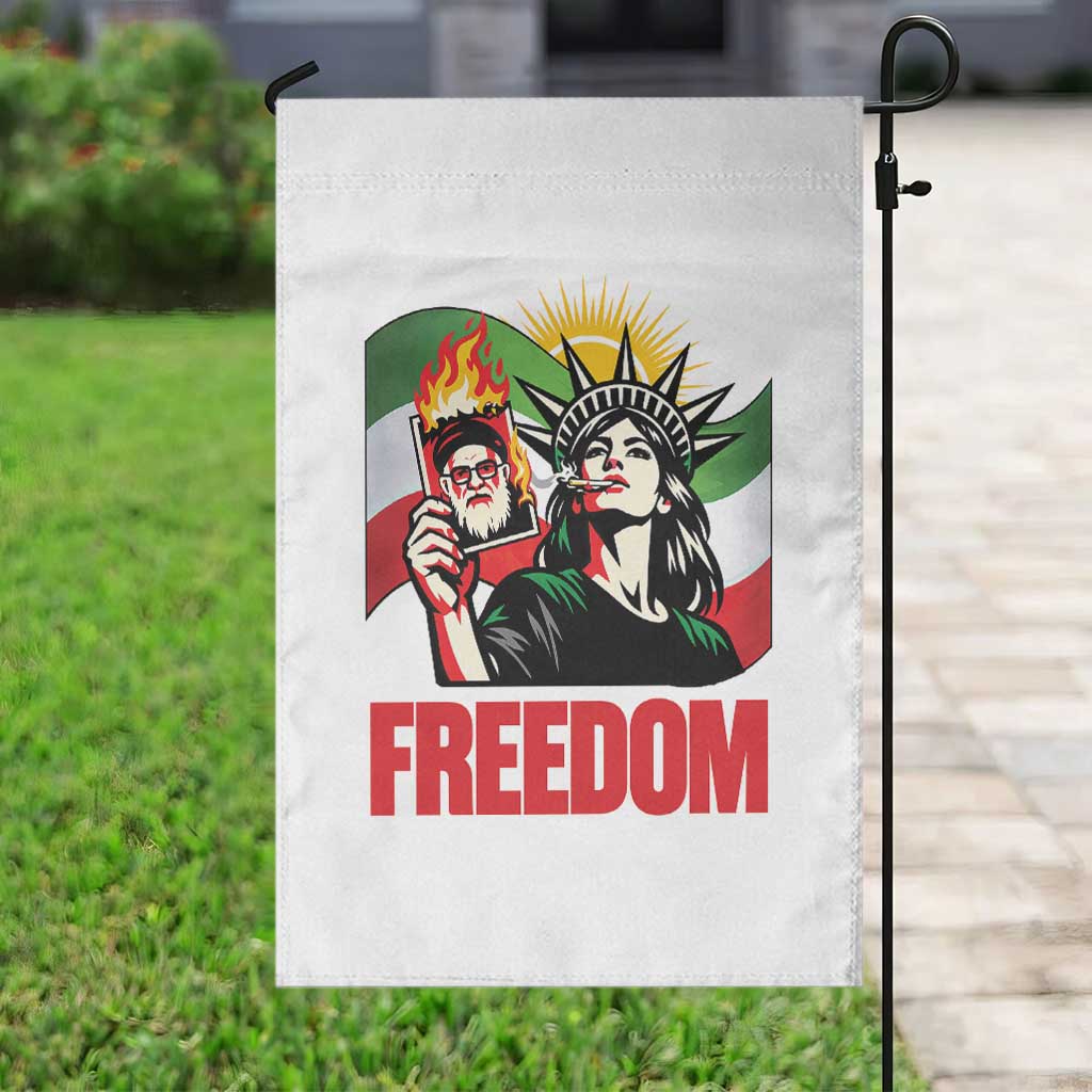 Woman Life Freedom Garden Flag Free Iran Protest Resistance Movement TS12 Print Your Wear