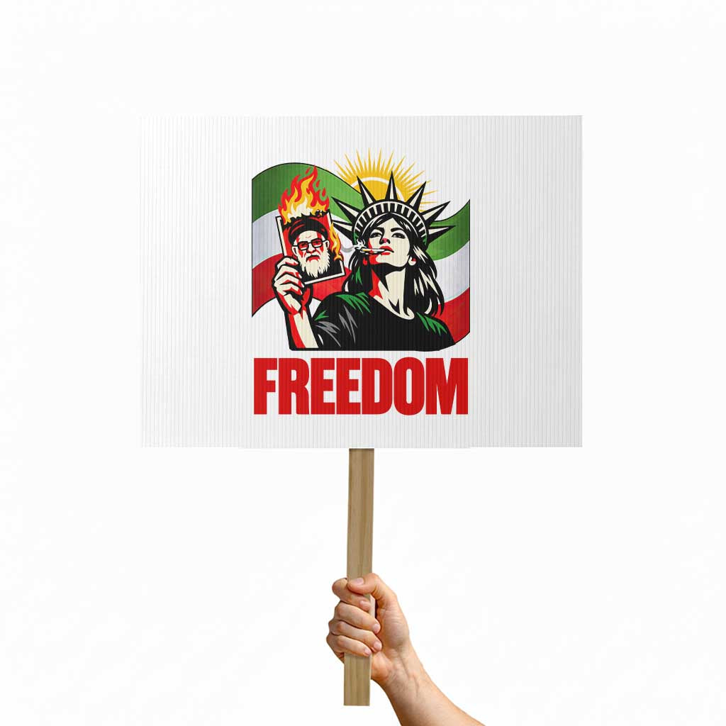 Woman Life Freedom Protest Sign Free Iran Protest Resistance Movement TS12 Horizontal 18