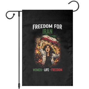 Iran Womens Protest Garden Flag Freedom For Iran Resistance Movement TS12 Black Print Your Wear