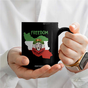 Freedom Iran Coffee Mug Patriotic Persian Lion Resistance Movement Gift TS12 Print Your Wear