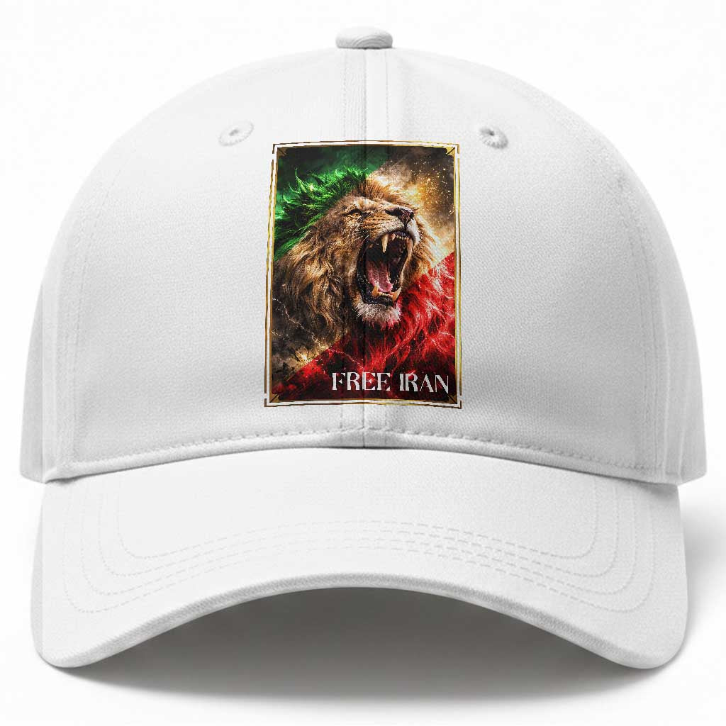 Free Iran Lion Baseball Cap Freedom Resistance Solidarity Movement Gift TS12 Print Your Wear