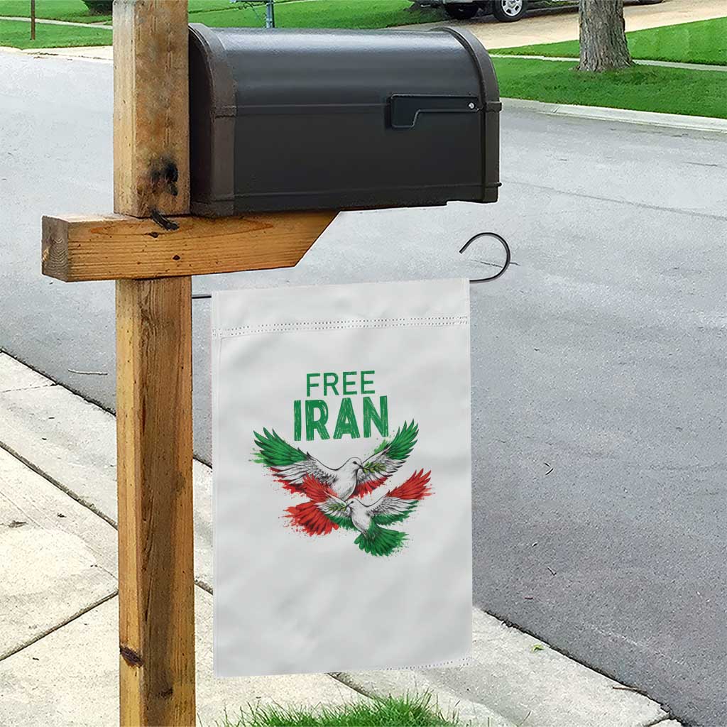Iranian Flag Peace Doves Garden Flag Free Iran Freedom Statement Gift TS12 Print Your Wear