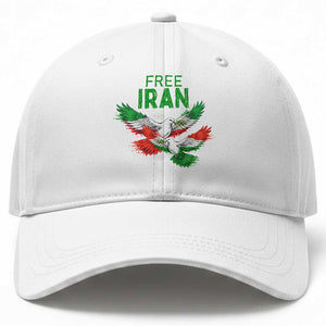 Iranian Flag Peace Doves Baseball Cap Free Iran Freedom Statement Gift TS12 Print Your Wear