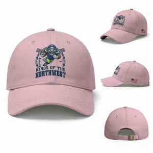 Kings Of The Northwest Baseball Cap 12s Fan Pride TS12 Baseball Cap Universal Fit Light Pink Print Your Wear