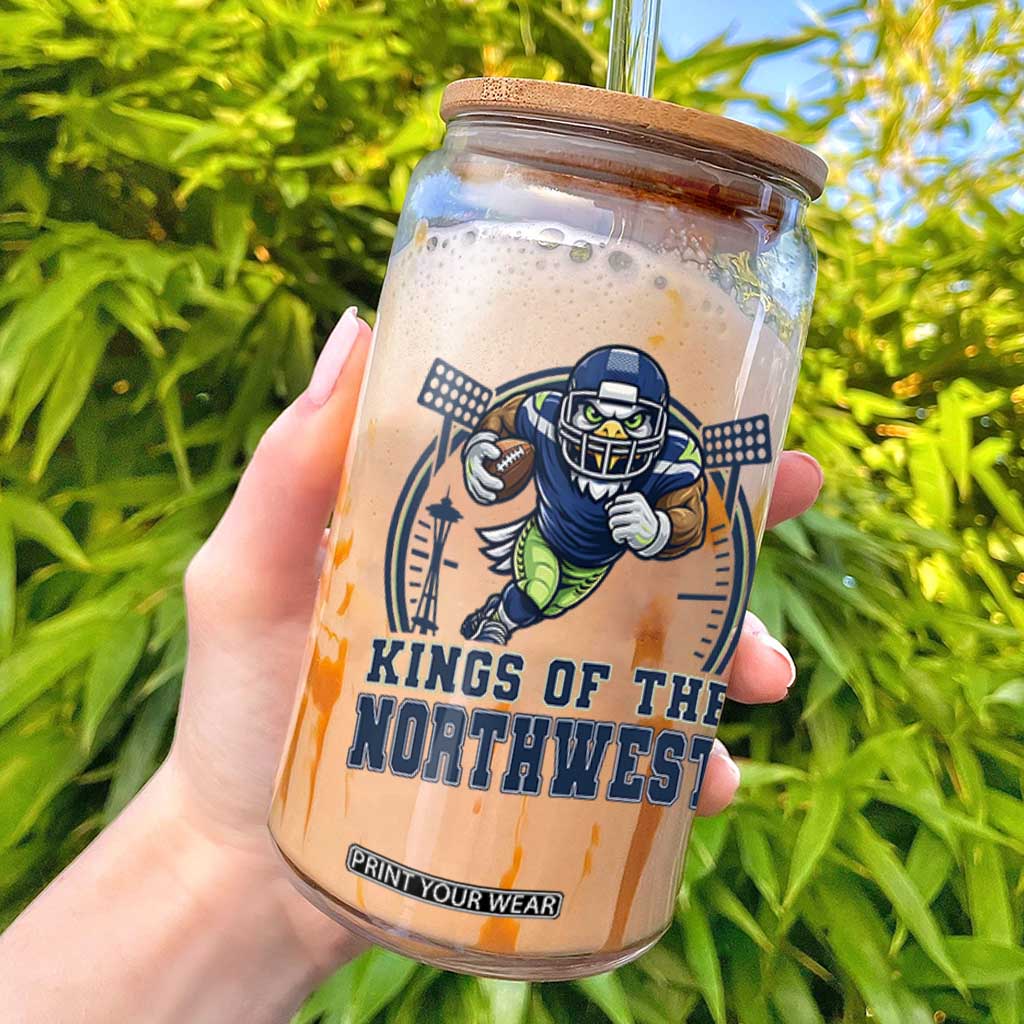 Kings Of The Northwest Glass Can 12s Fan Pride TS12 White Print Your Wear