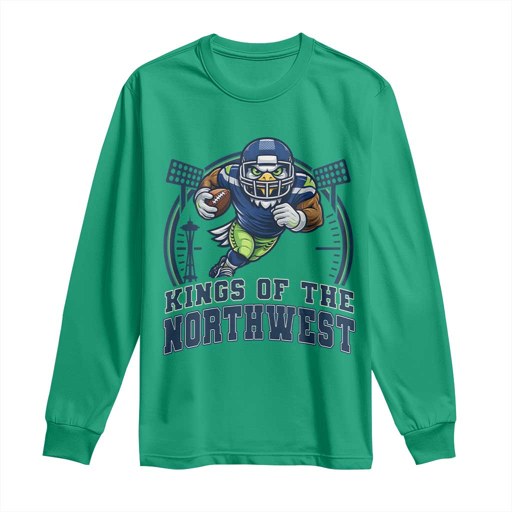 Kings Of The Northwest Long Sleeve Shirt 12s Fan Pride TS12 Irish Green Print Your Wear