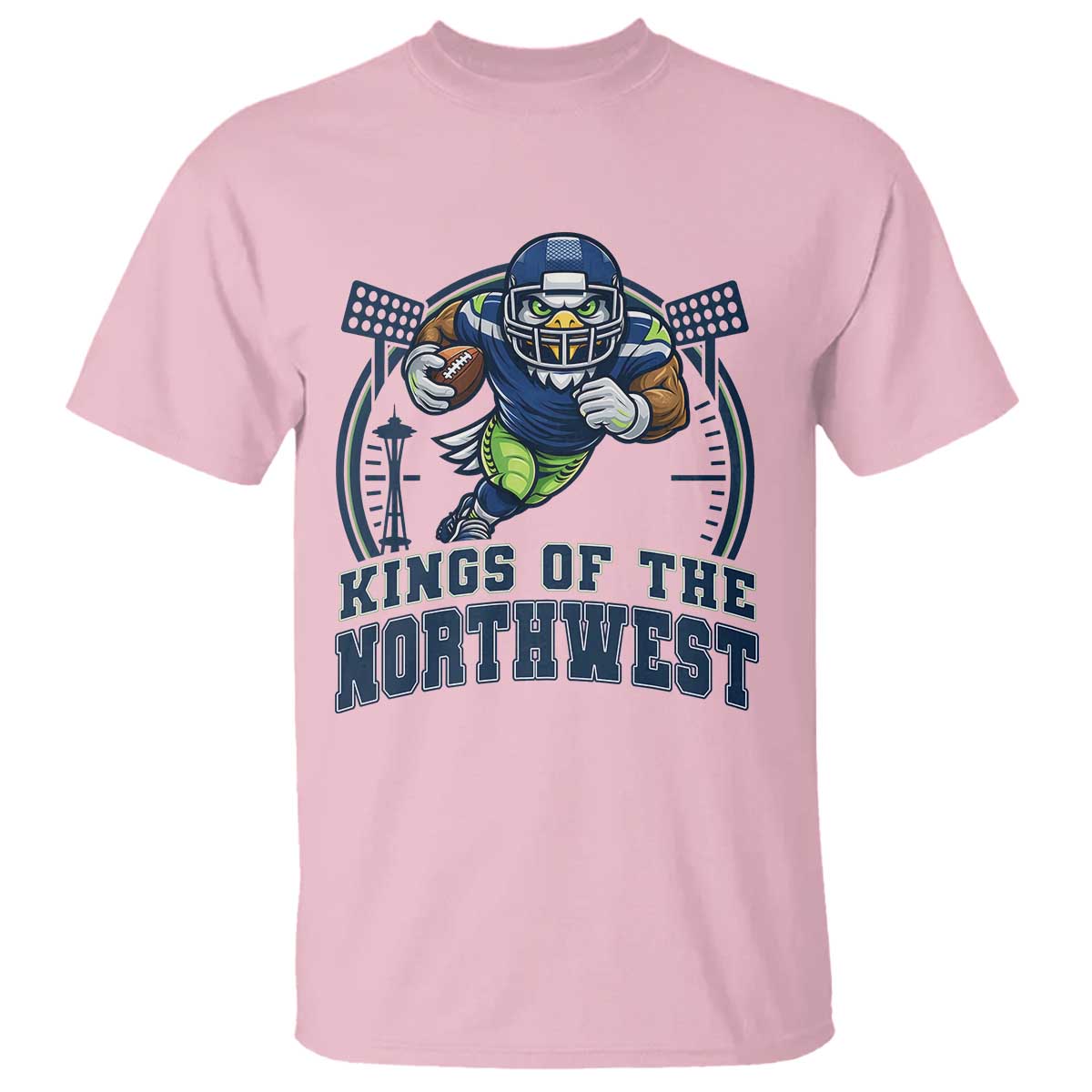 Kings Of The Northwest T Shirt 12s Fan Pride TS12 Light Pink Print Your Wear