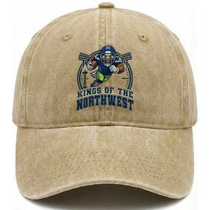 Kings Of The Northwest Washed Cotton Baseball Cap 12s Fan Pride TS12 Print Your Wear