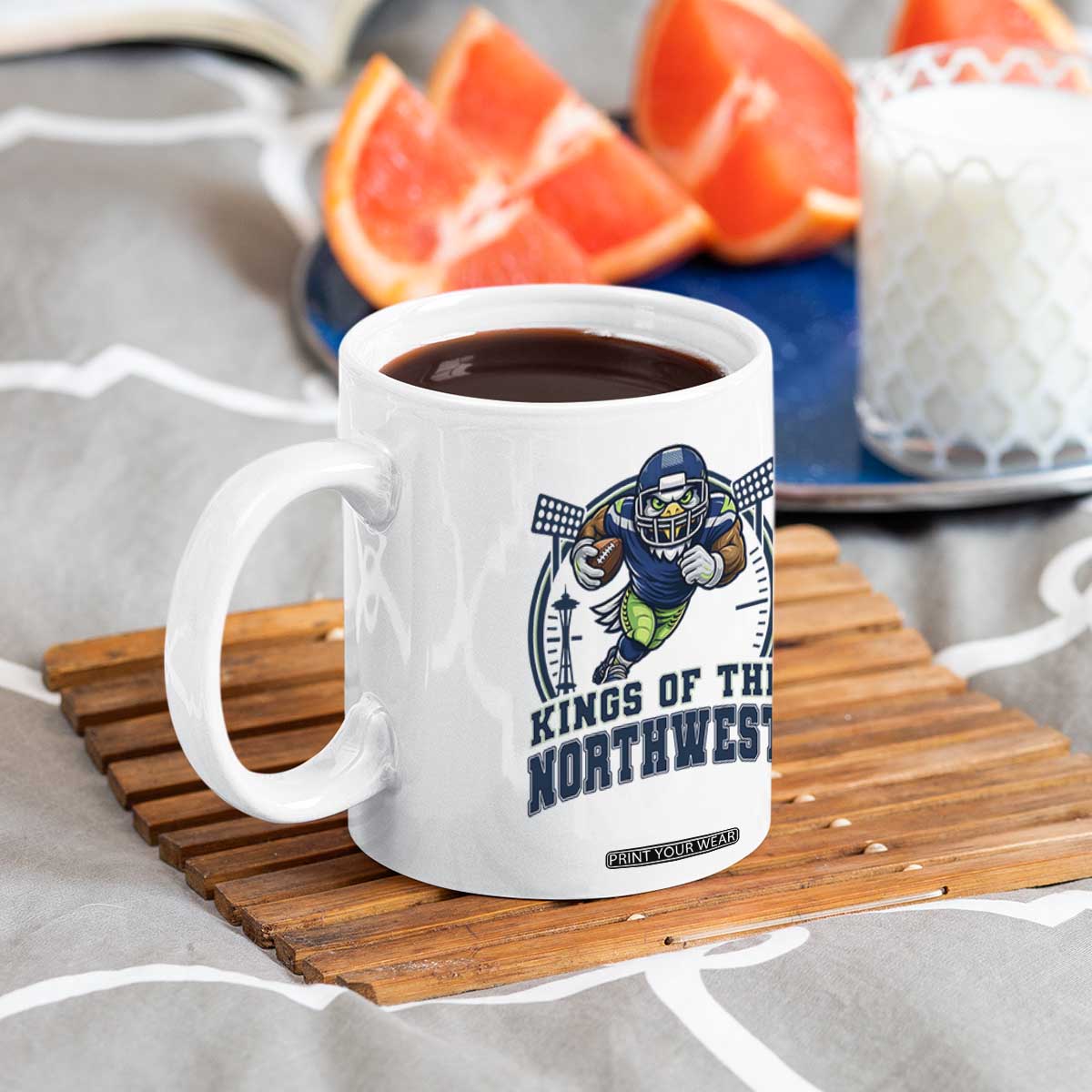 Kings Of The Northwest Coffee Mug 12s Fan Pride TS12 Print Your Wear