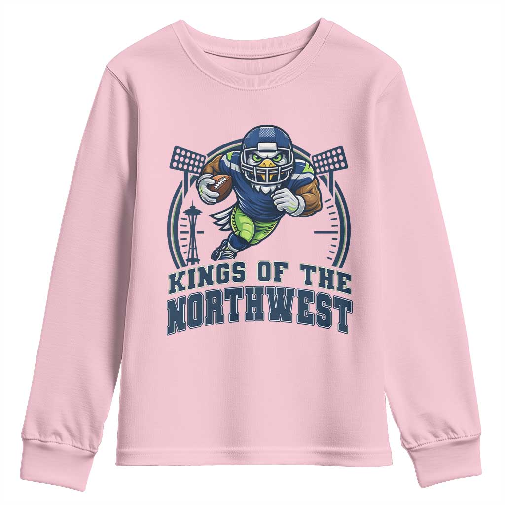 Kings Of The Northwest Youth Sweatshirt 12s Fan Pride TS12 Light Pink Print Your Wear