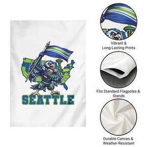 Pacific Northwest Football Pride Garden Flag Seattle Fan TS12 Print Your Wear