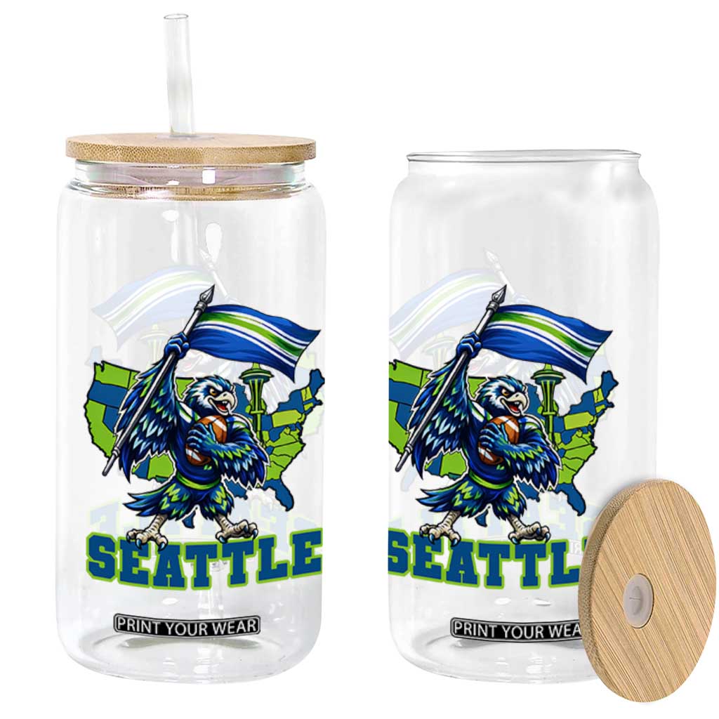 Pacific Northwest Football Pride Glass Can Seattle Fan TS12 Print Your Wear