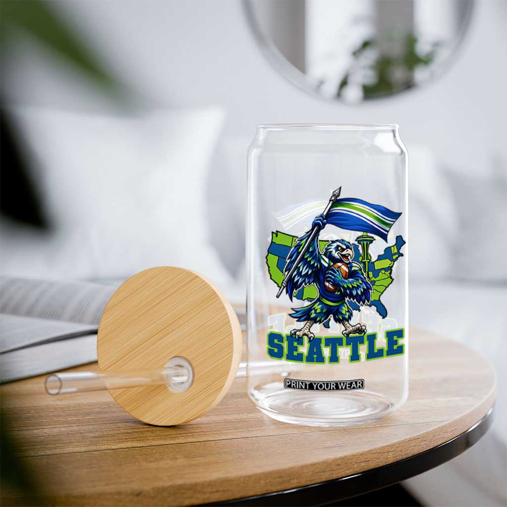 Pacific Northwest Football Pride Glass Can Seattle Fan TS12 Print Your Wear