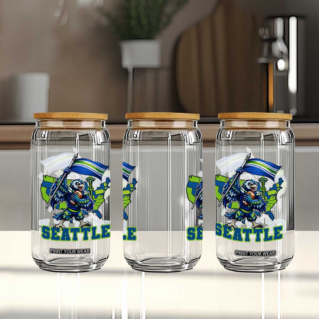 Pacific Northwest Football Pride Glass Can Seattle Fan TS12 Print Your Wear