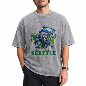 Pacific Northwest Football Pride Washed Cotton T-Shirt Seattle Fan