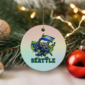 Pacific Northwest Football Pride Ceramic Ornament Seattle Fan TS12 1pc Pastel Print Your Wear