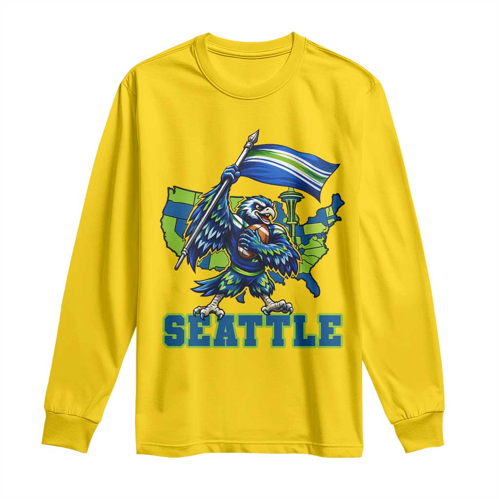 Pacific Northwest Football Pride Long Sleeve Shirt Seattle Fan TS12 Daisy Print Your Wear