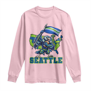 Pacific Northwest Football Pride Long Sleeve Shirt Seattle Fan TS12 Light Pink Print Your Wear