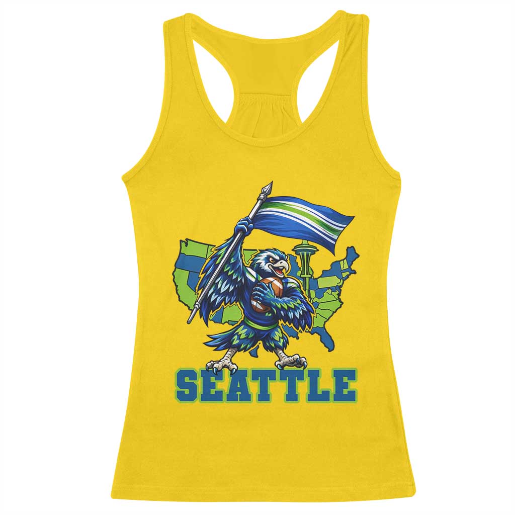 Pacific Northwest Football Pride Racerback Tank Top Seattle Fan TS12 Daisy Print Your Wear