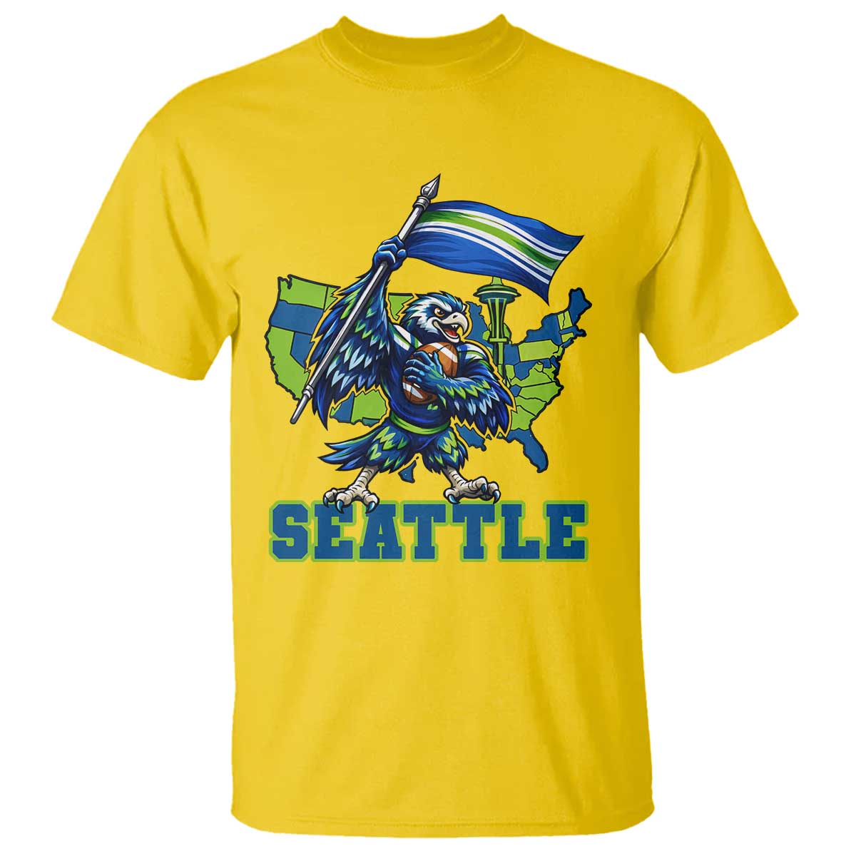 Pacific Northwest Football Pride T Shirt Seattle Fan TS12 Daisy Print Your Wear