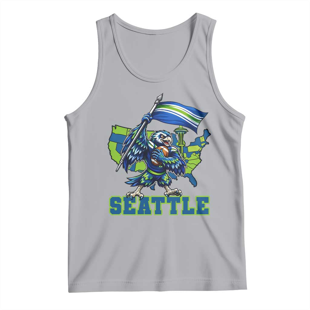 Pacific Northwest Football Pride Tank Top Seattle Fan TS12 Athletic Heather Print Your Wear