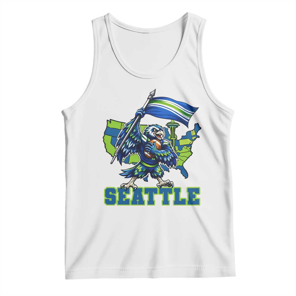 Pacific Northwest Football Pride Tank Top Seattle Fan TS12 White Print Your Wear
