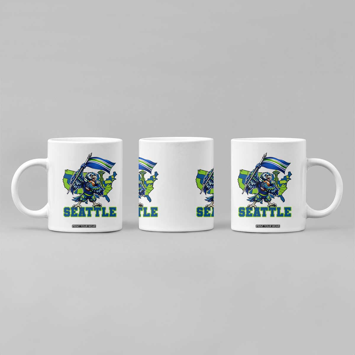 Pacific Northwest Football Pride Coffee Mug Seattle Fan TS12 Print Your Wear