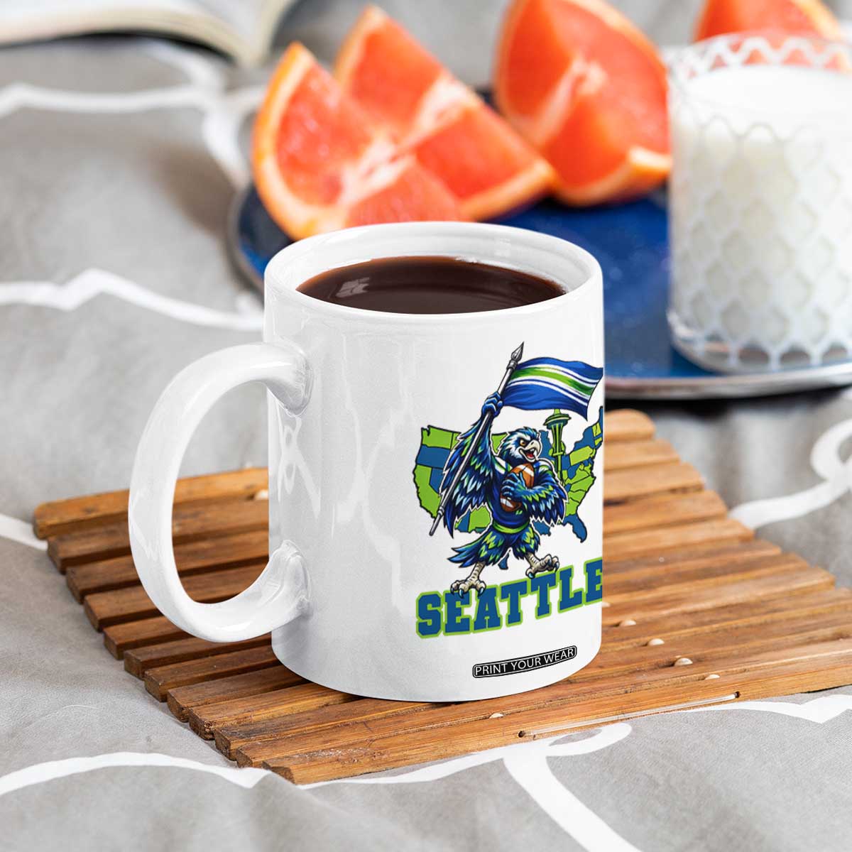Pacific Northwest Football Pride Coffee Mug Seattle Fan TS12 Print Your Wear