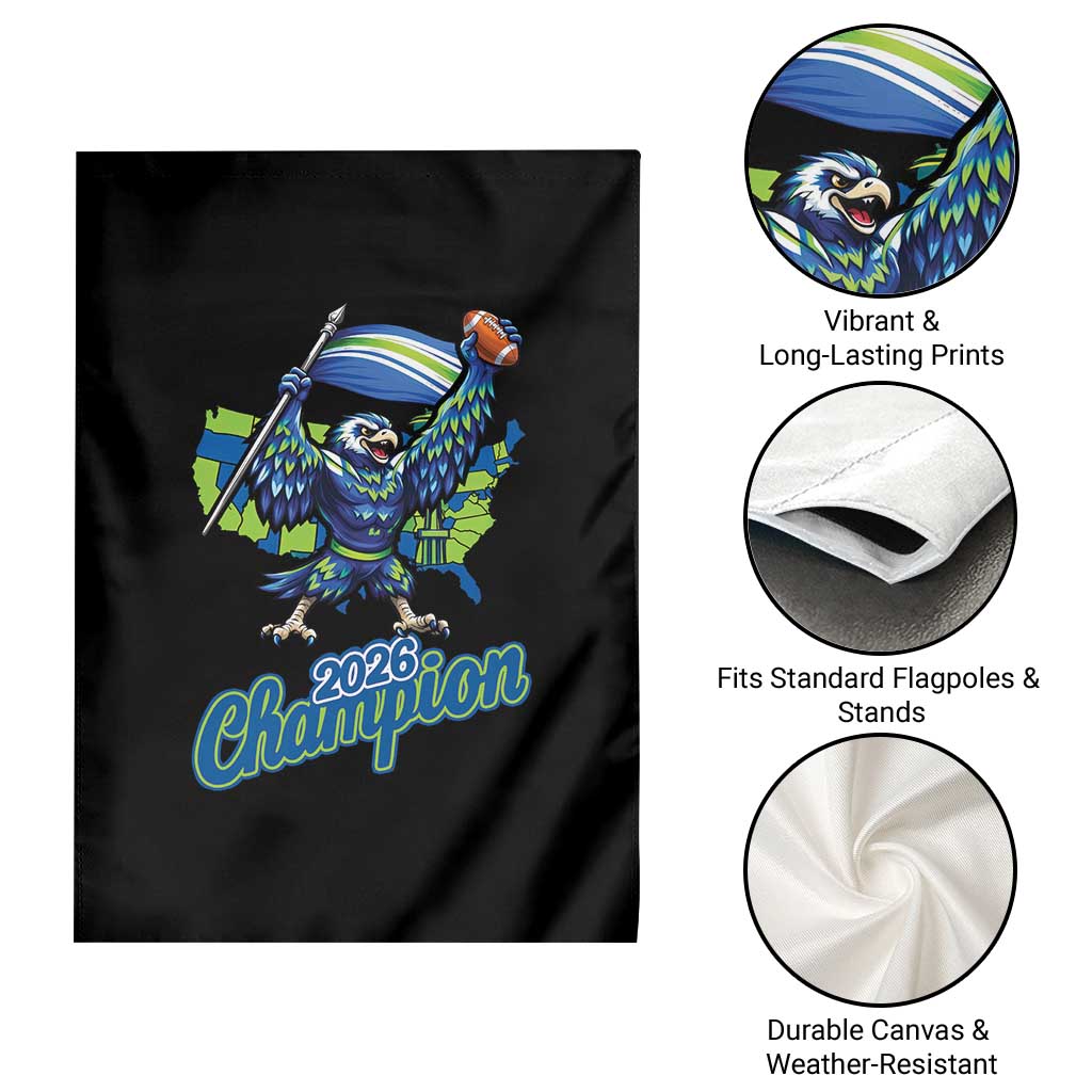 Pacific Northwest 2026 Champion Garden Flag Football Fan Gift TS12 Print Your Wear