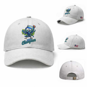 Pacific Northwest 2026 Champion Baseball Cap Football Fan Gift TS12 Baseball Cap Universal Fit White Print Your Wear