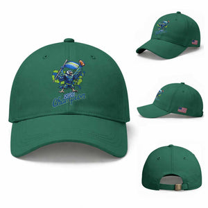 Pacific Northwest 2026 Champion Baseball Cap Football Fan Gift TS12 Baseball Cap Universal Fit Irish Green Print Your Wear