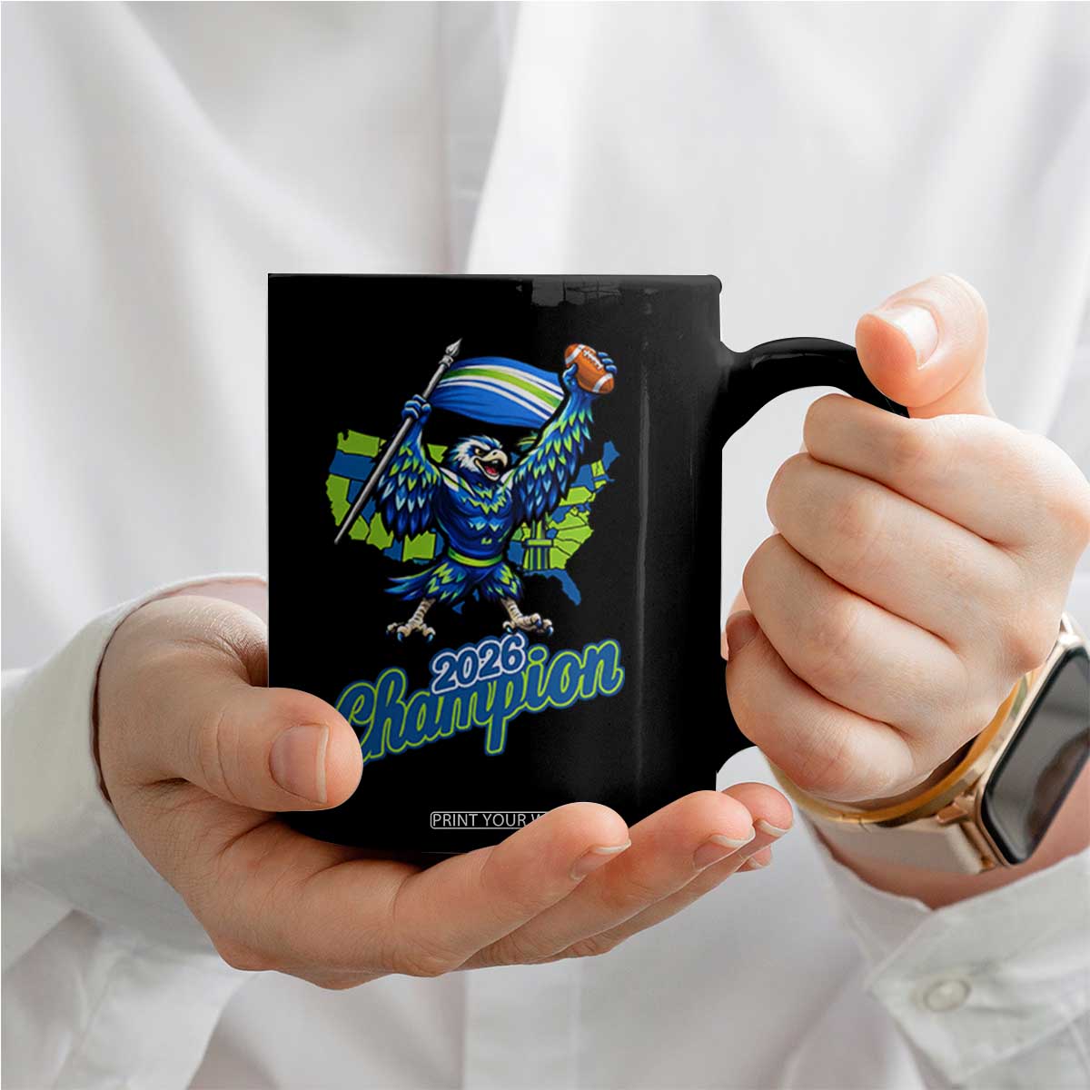Pacific Northwest 2026 Champion Coffee Mug Football Fan Gift TS12 Print Your Wear