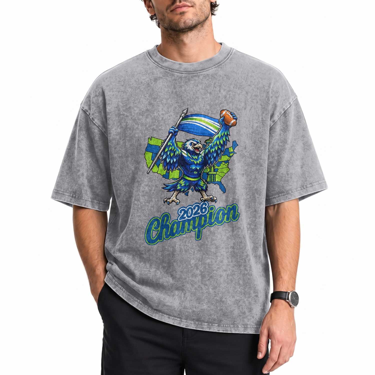 Pacific Northwest 2026 Champion Washed Cotton T-Shirt Football Fan Gift