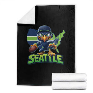 Seattle Fan Pride Throw Blanket Gift For Sports Lover TS12 Black Print Your Wear