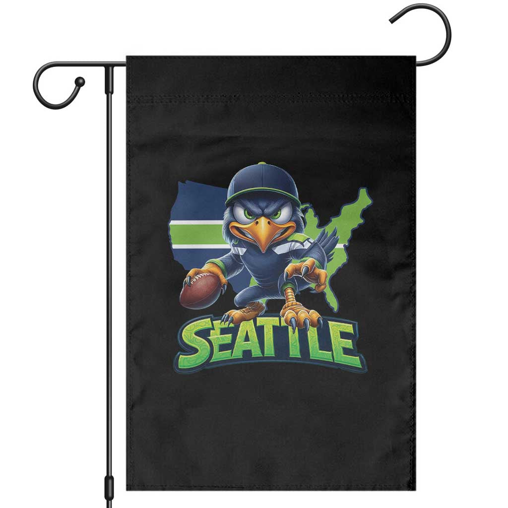 Seattle Fan Pride Garden Flag Gift For Sports Lover TS12 Black Print Your Wear
