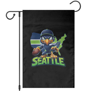 Seattle Fan Pride Garden Flag Gift For Sports Lover TS12 Black Print Your Wear