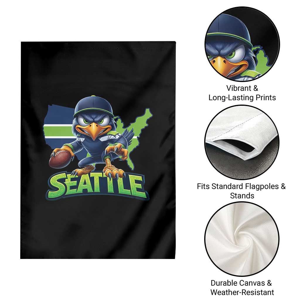 Seattle Fan Pride Garden Flag Gift For Sports Lover TS12 Print Your Wear