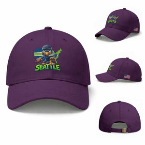 Seattle Fan Pride Baseball Cap Gift For Sports Lover TS12 Baseball Cap Universal Fit Purple Print Your Wear