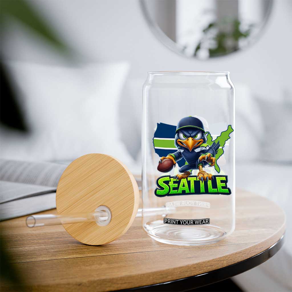 Seattle Fan Pride Glass Can Gift For Sports Lover TS12 Print Your Wear