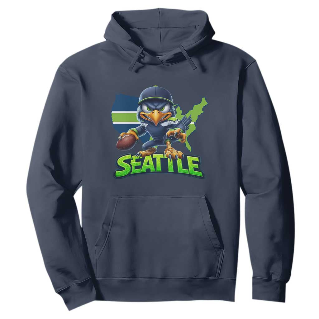 Seattle Fan Pride Hoodie Gift For Sports Lover TS12 Navy Print Your Wear