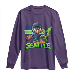 Seattle Fan Pride Long Sleeve Shirt Gift For Sports Lover TS12 Purple Print Your Wear
