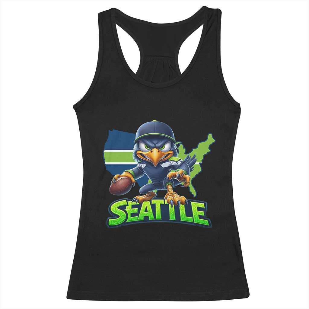 Seattle Fan Pride Racerback Tank Top Gift For Sports Lover TS12 Black Print Your Wear