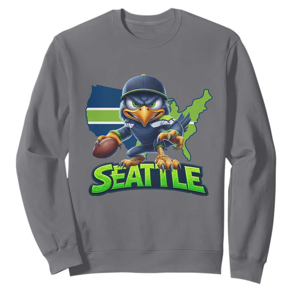 Seattle Fan Pride Sweatshirt Gift For Sports Lover TS12 Charcoal Print Your Wear