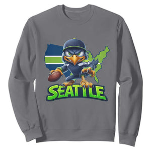 Seattle Fan Pride Sweatshirt Gift For Sports Lover TS12 Charcoal Print Your Wear