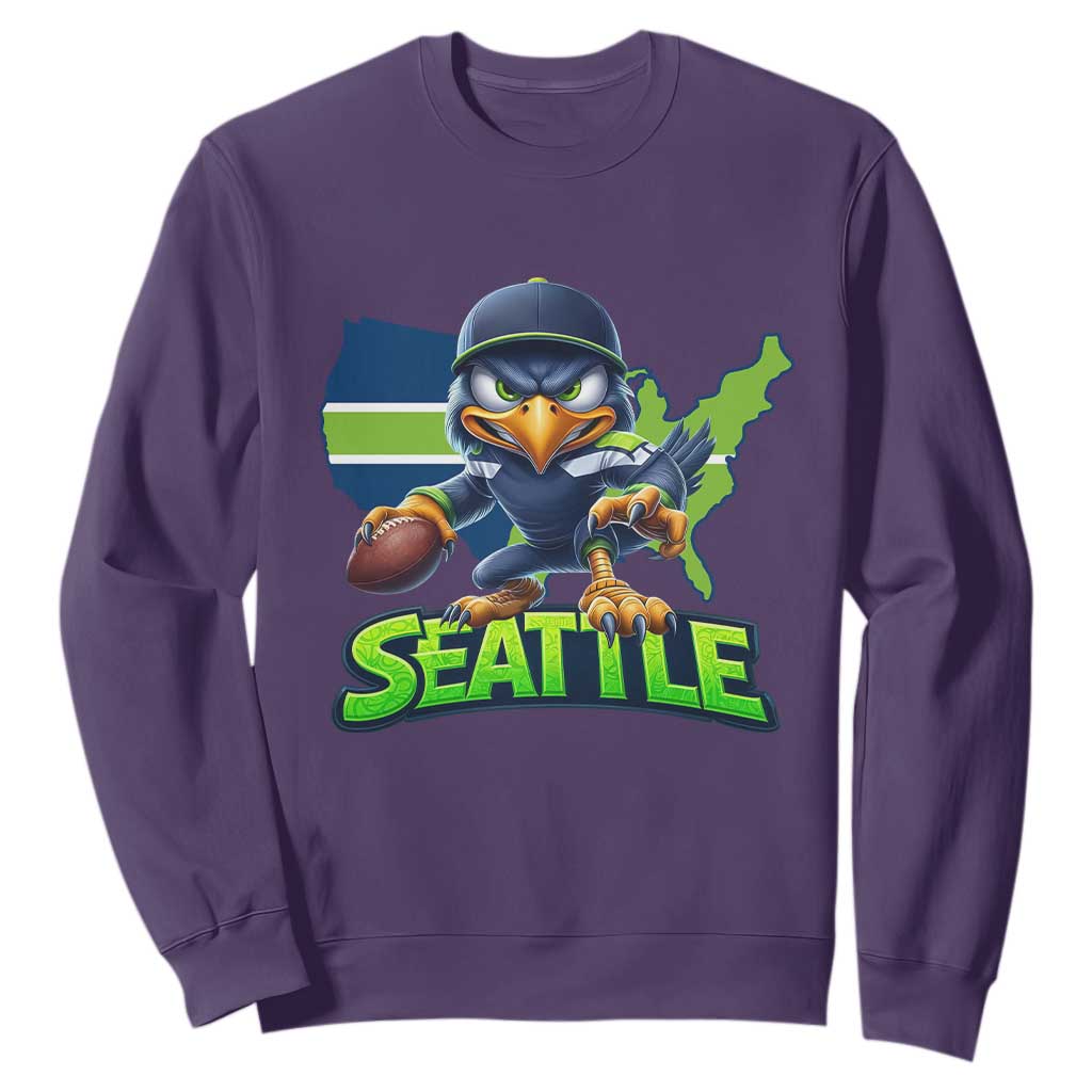 Seattle Fan Pride Sweatshirt Gift For Sports Lover TS12 Purple Print Your Wear