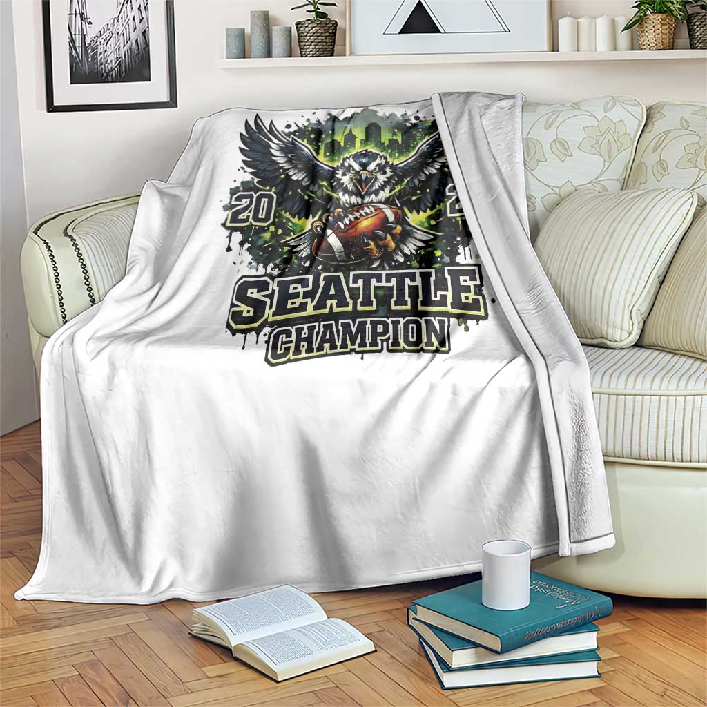 2026 Champion Throw Blanket Gift For Seattle Sports Fans TS12 Print Your Wear