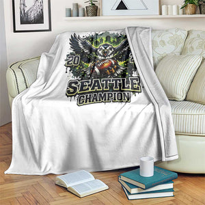 2026 Champion Throw Blanket Gift For Seattle Sports Fans TS12 Print Your Wear